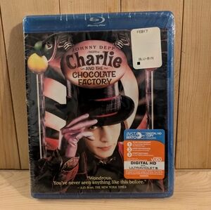 Charlie and the Chocolate Factory Blu-ray Nwt